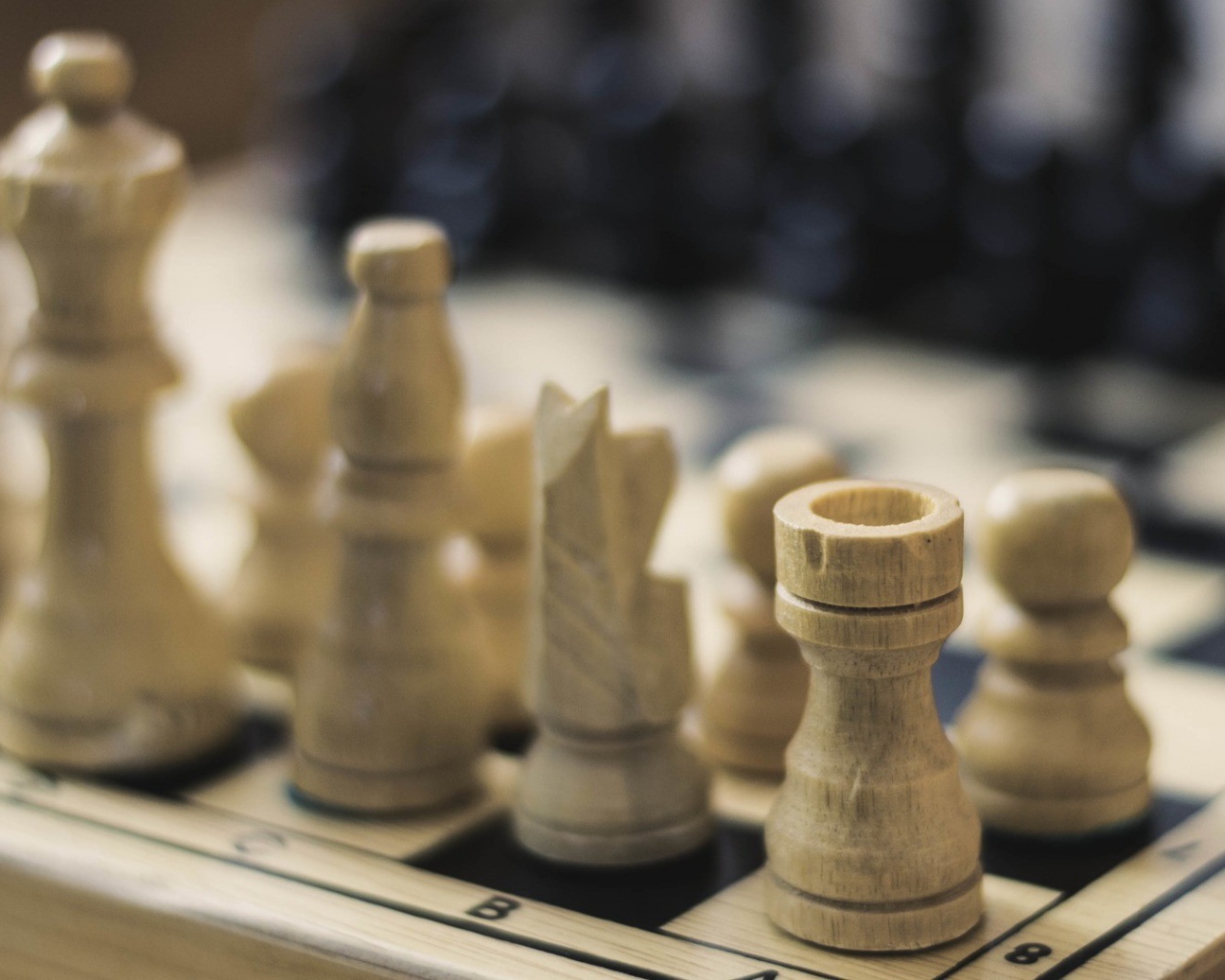 Шахматные фигуры из дерева