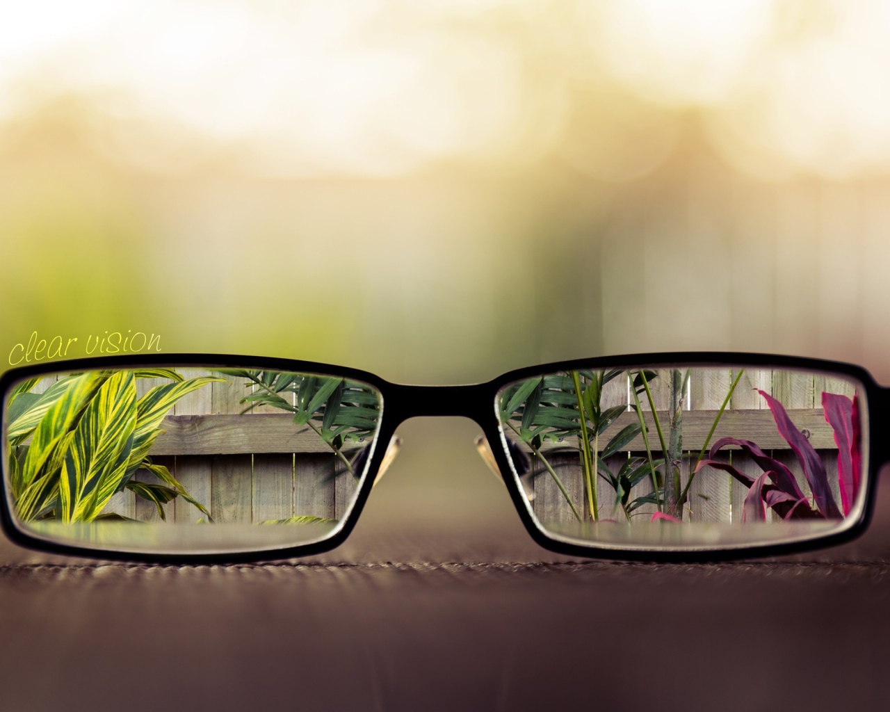 Чистый взгляд сквозь очки