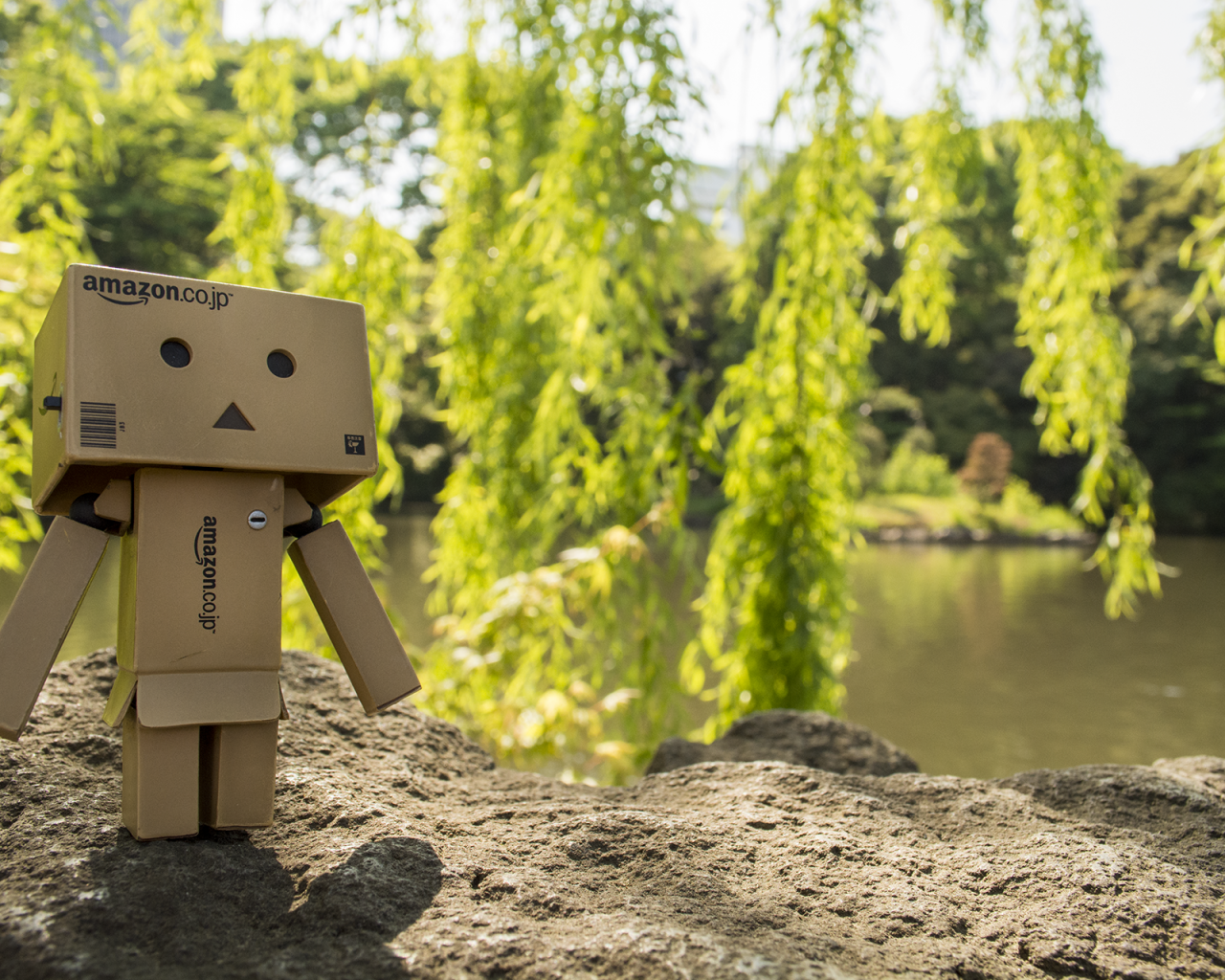 Дандо на земле в саду