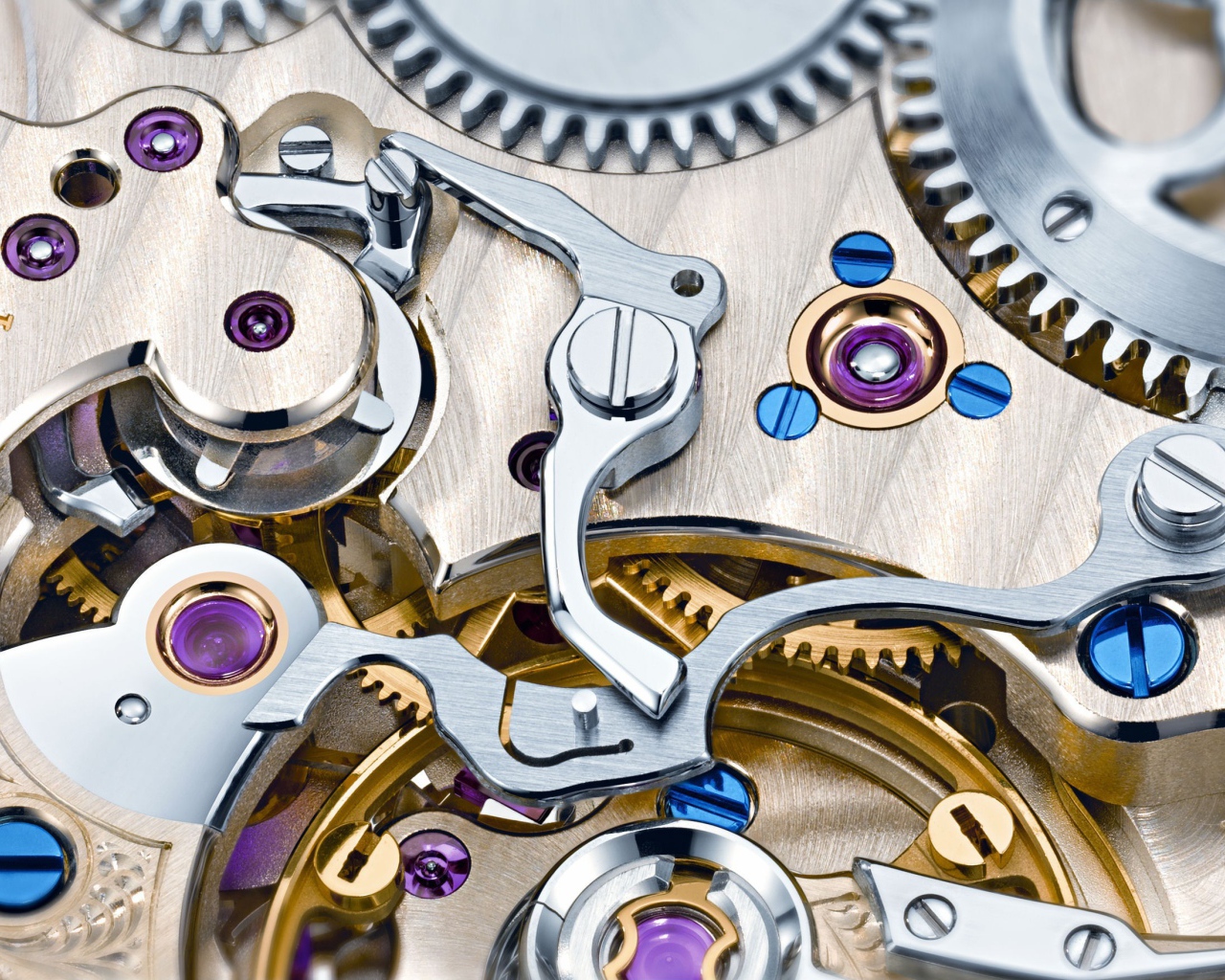 Элементы механизма дорогих часов