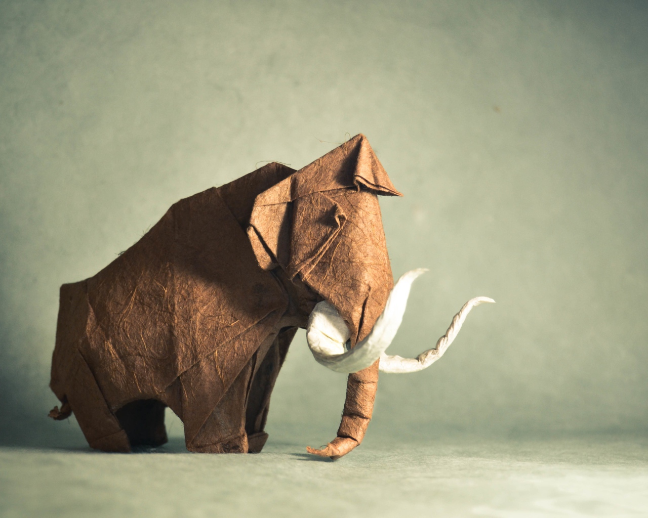 Слон из бумаги, оригами