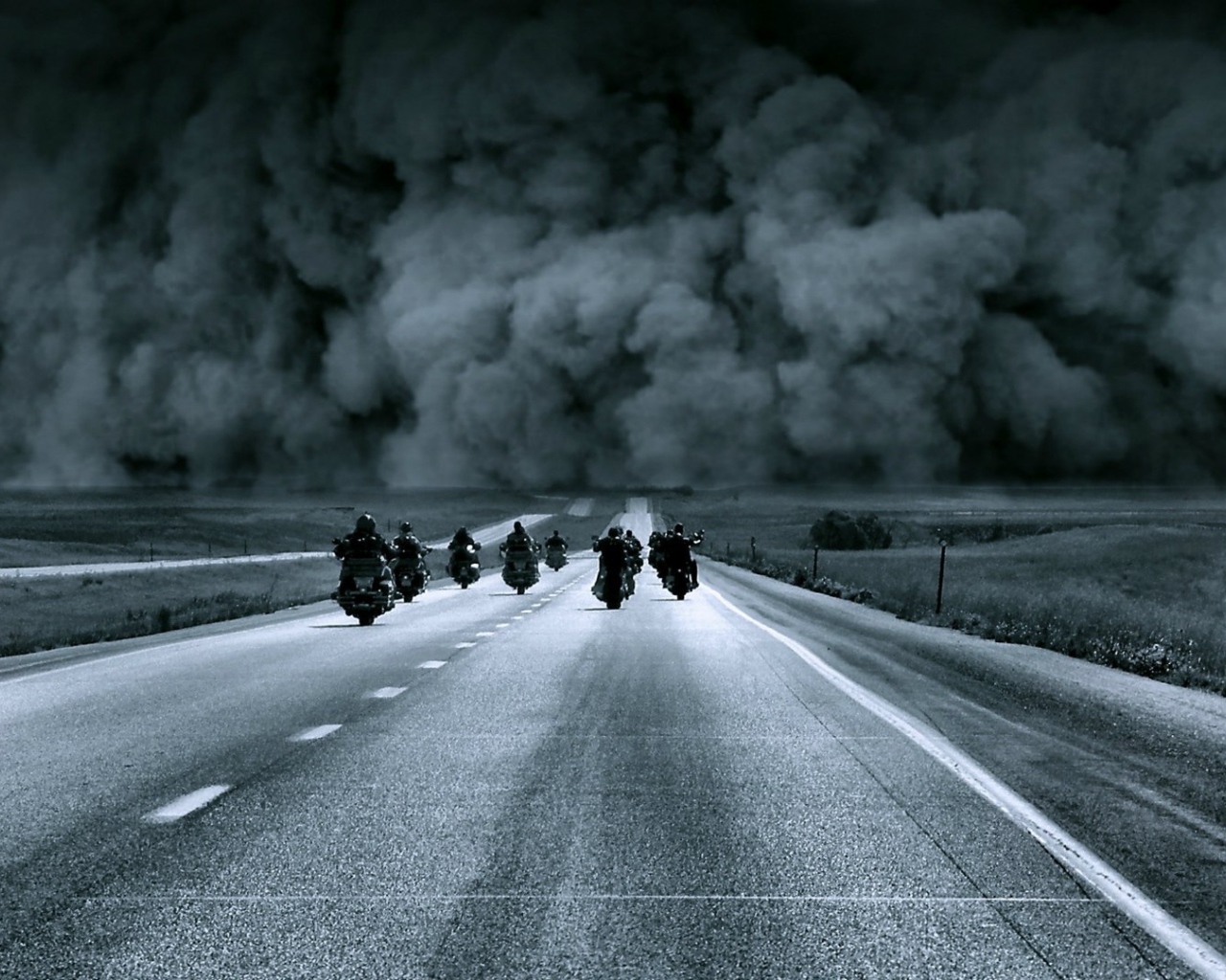 Побег от извержения вулкана