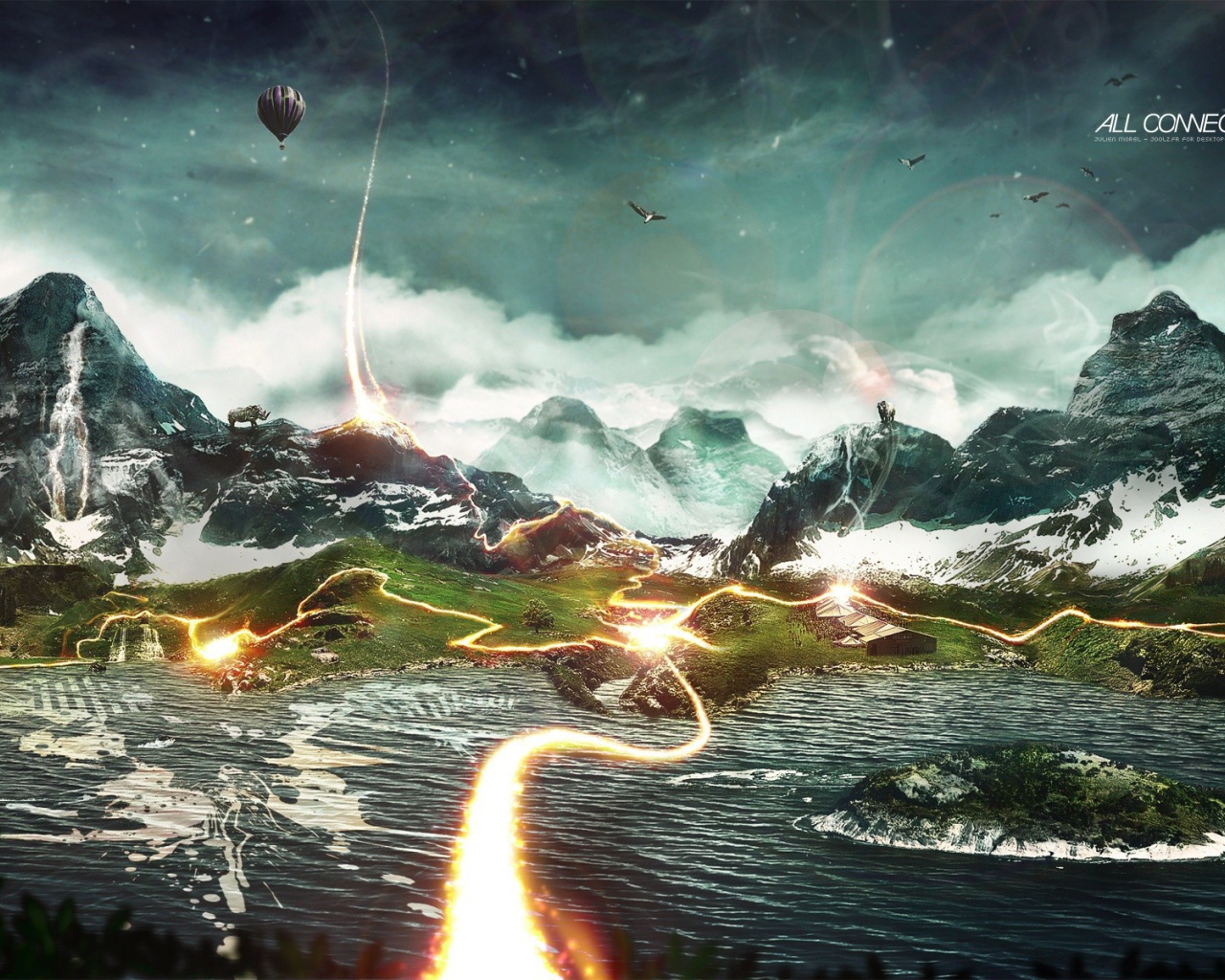 Огненные линии всеобъемлющей связи