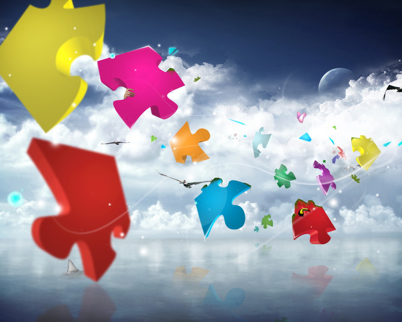 Летающие пазлы