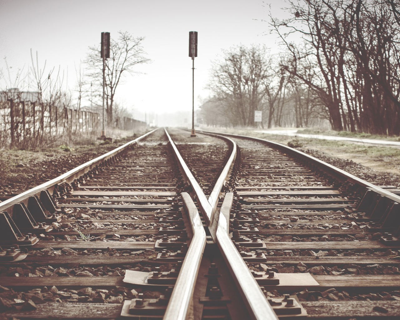 Развилка на железной дороге