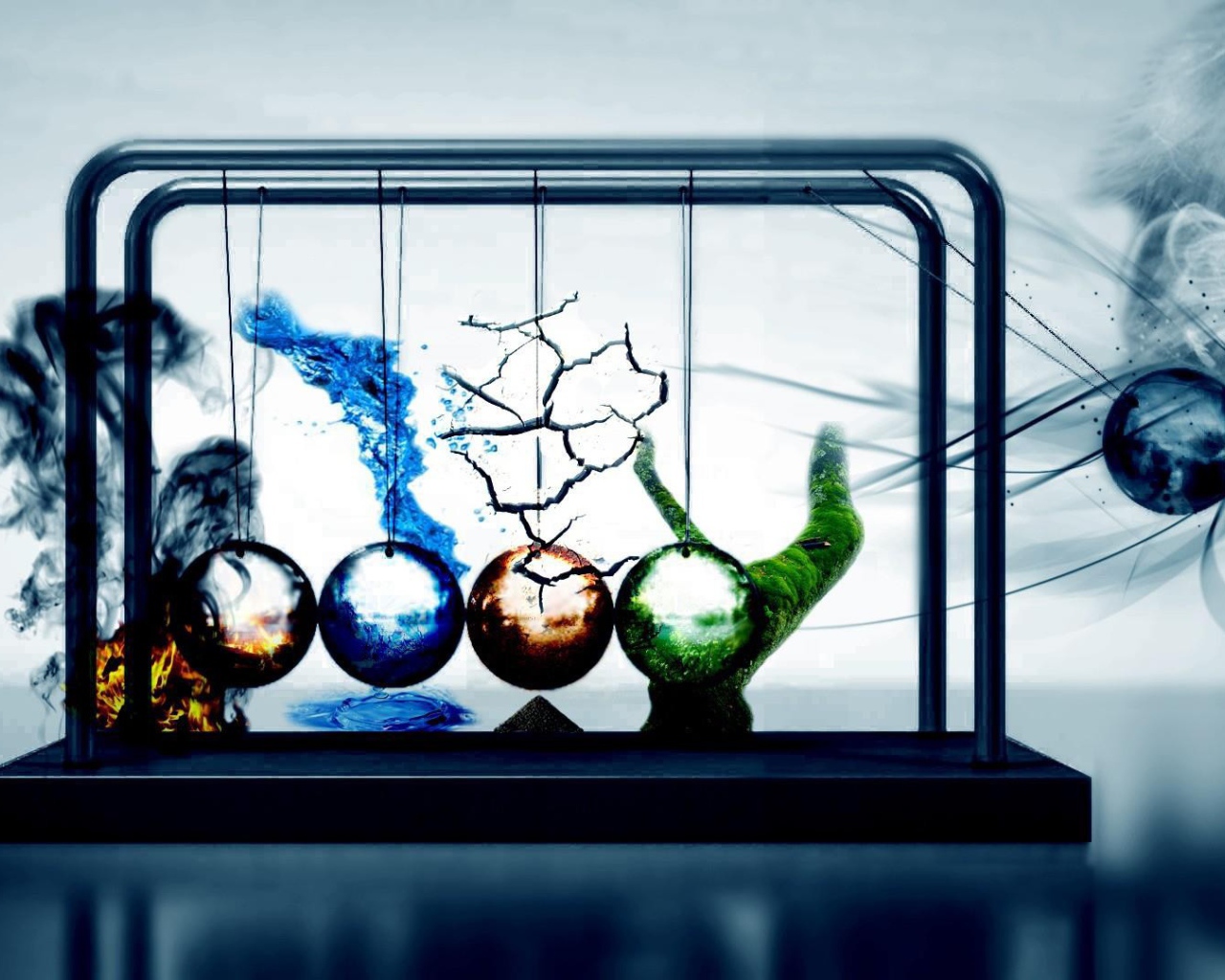 Четыре стихии на земле