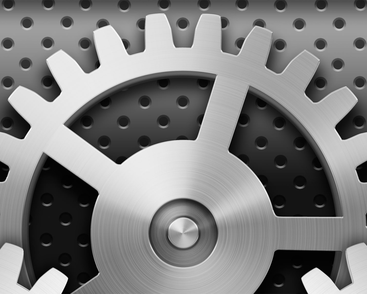 Шестеренки из белого металла