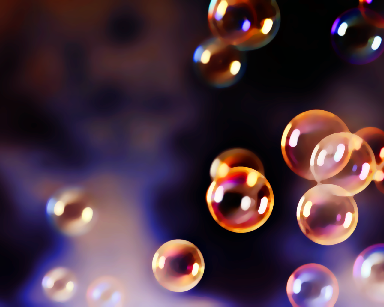 Блики на мыльных пузырях