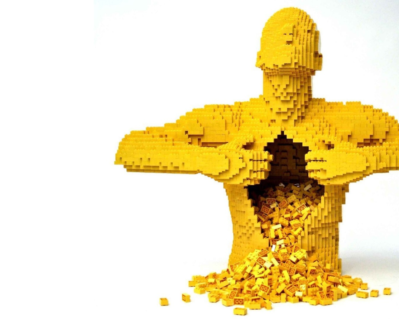 Торс человека из конструктора Лего