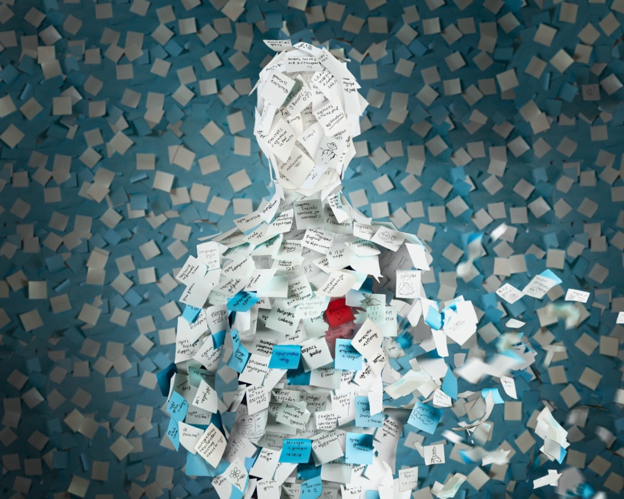 Человек из стикеров