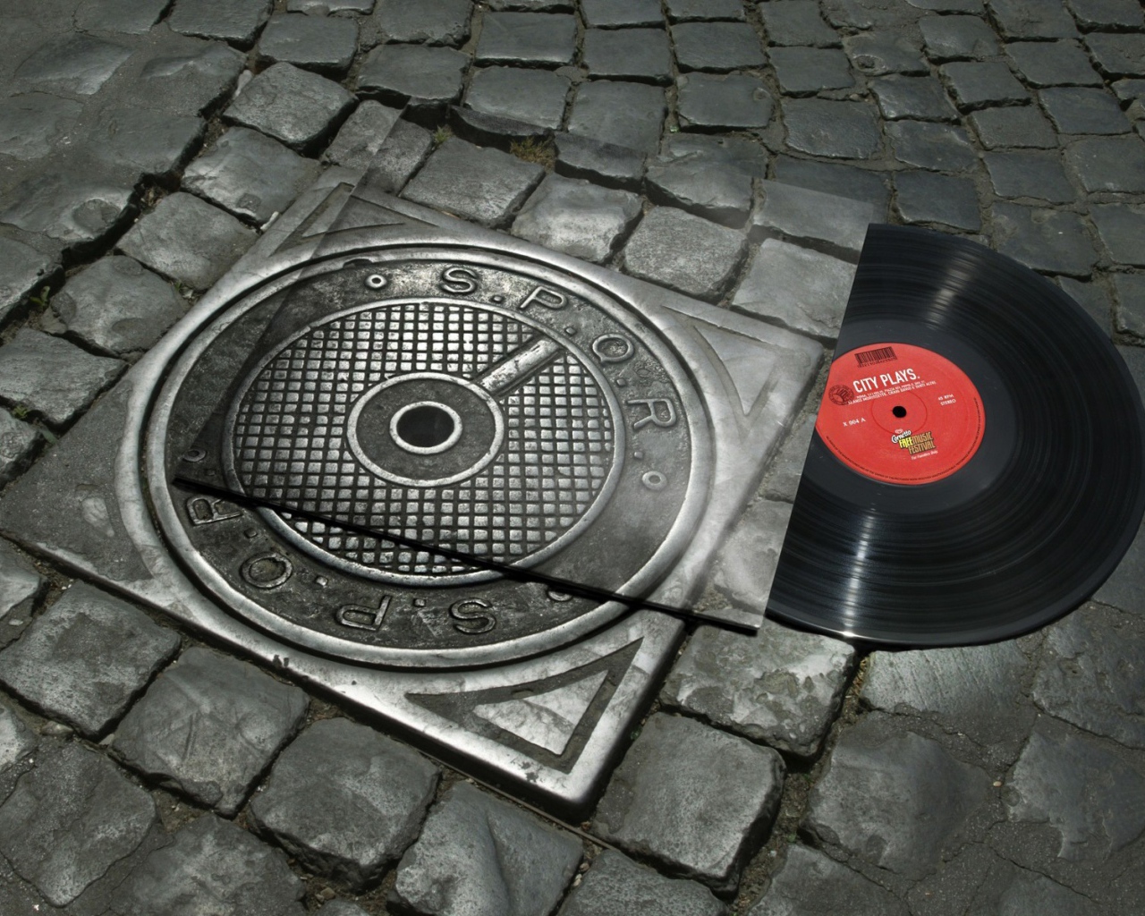 Маскировка конверта для пластинки