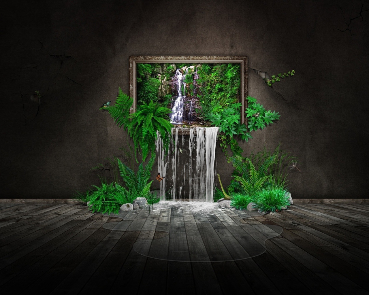 Природа ворвалась в окно