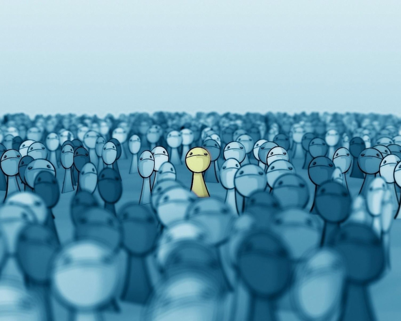 Один среди толпы