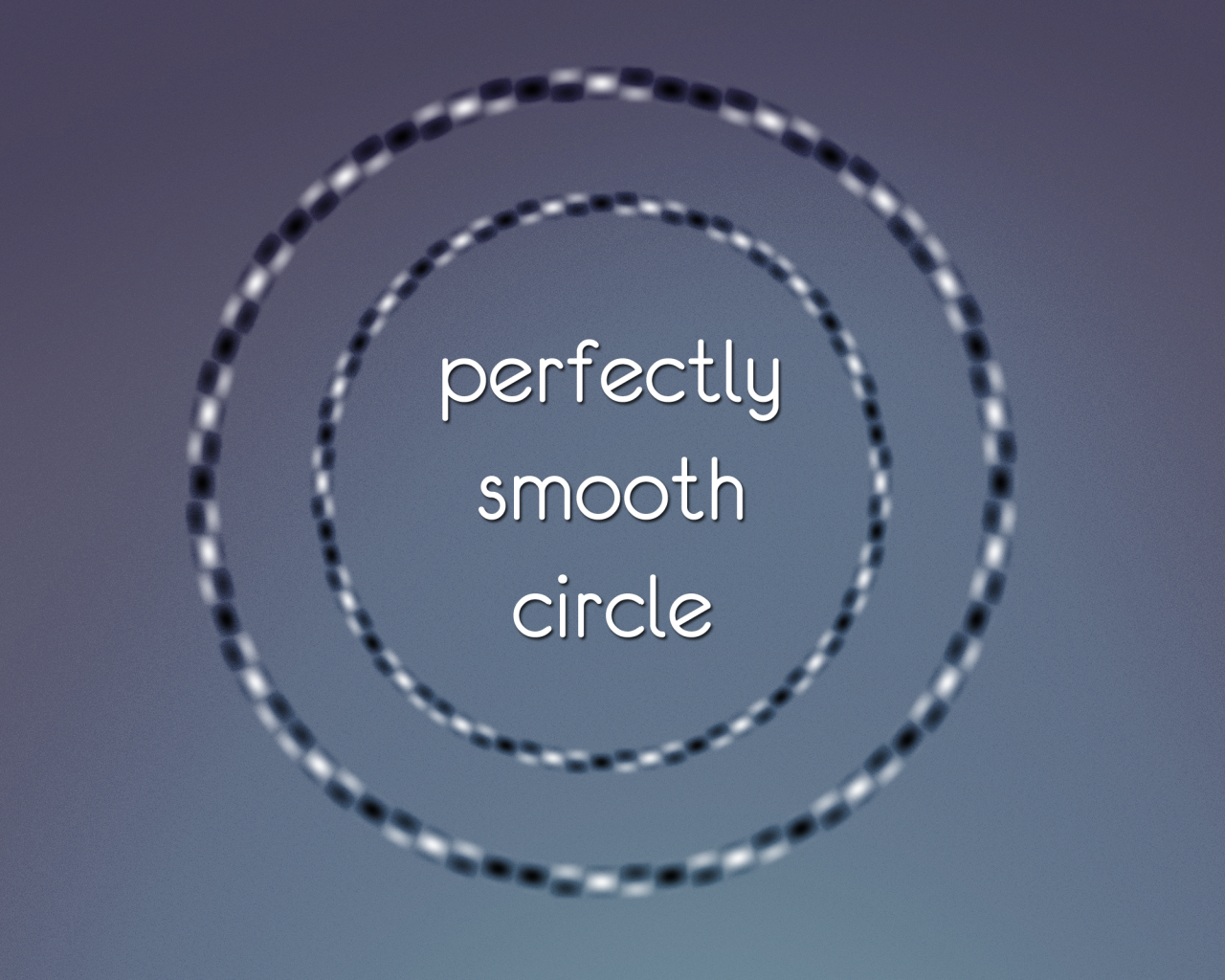 Оптическая иллюзия деформированного круга