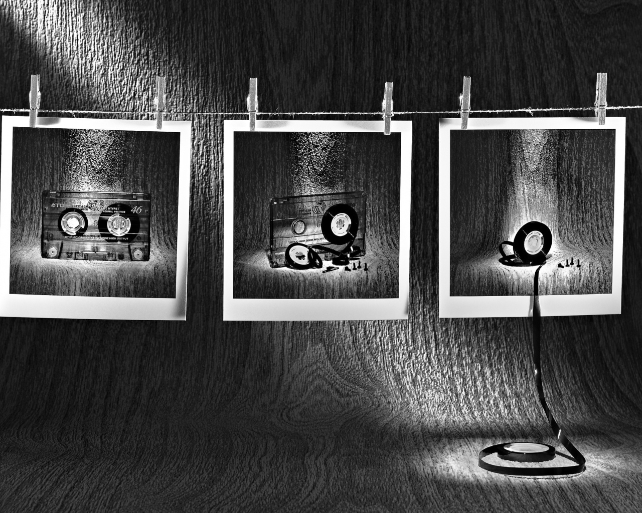 Фото на веревке оптическая иллюзия