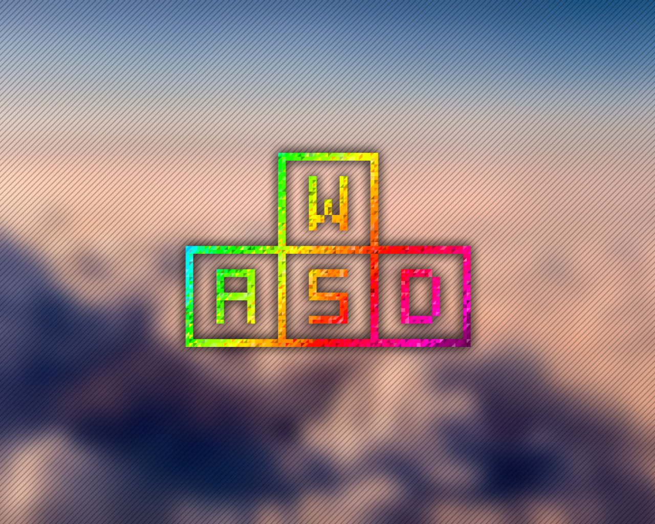 Символы знакомые геймерам WASD