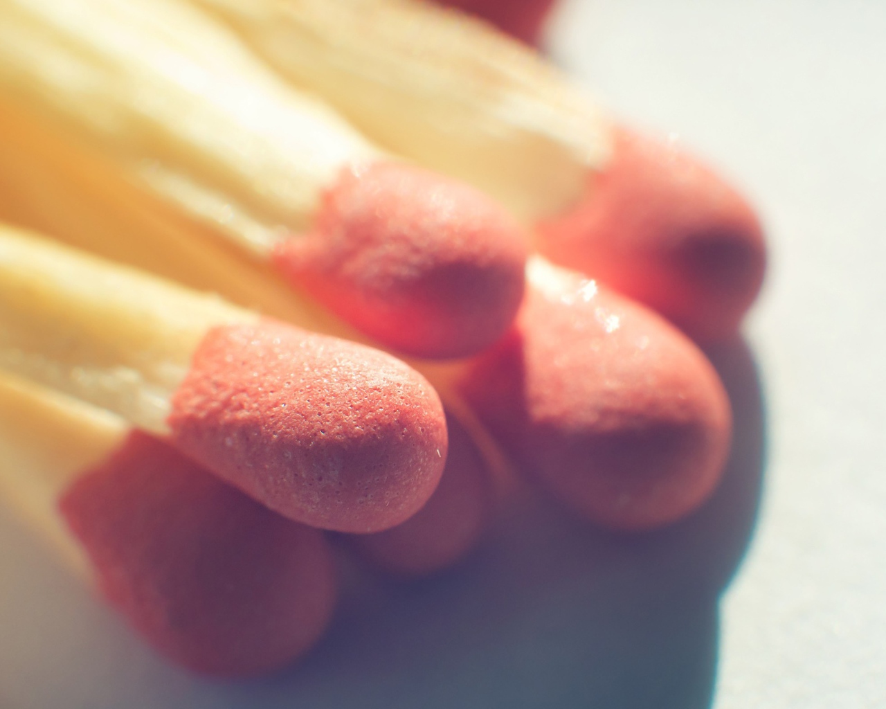 Головки спичек, макро