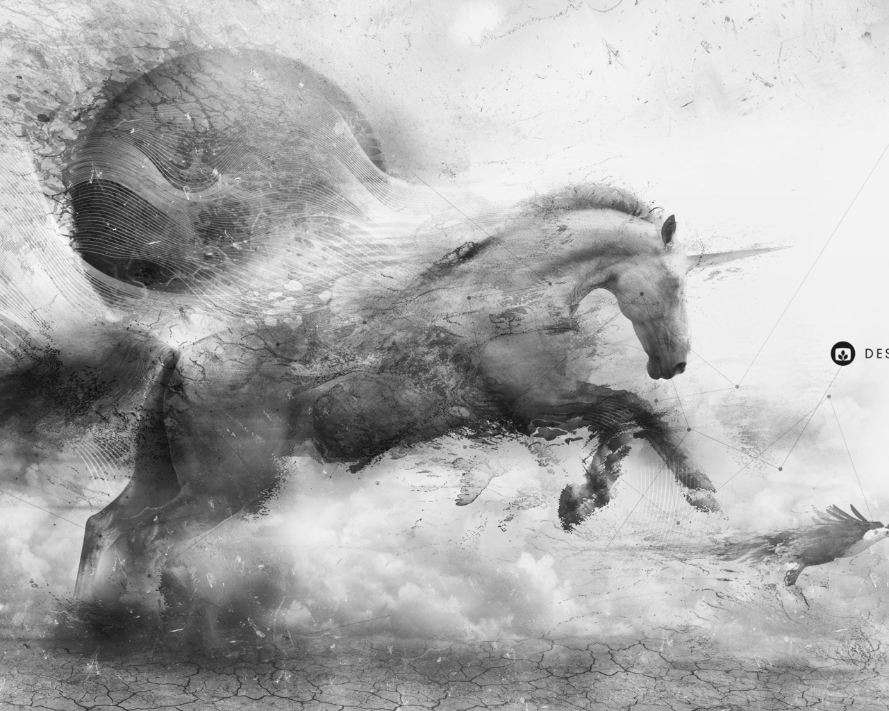 Единорог и птица