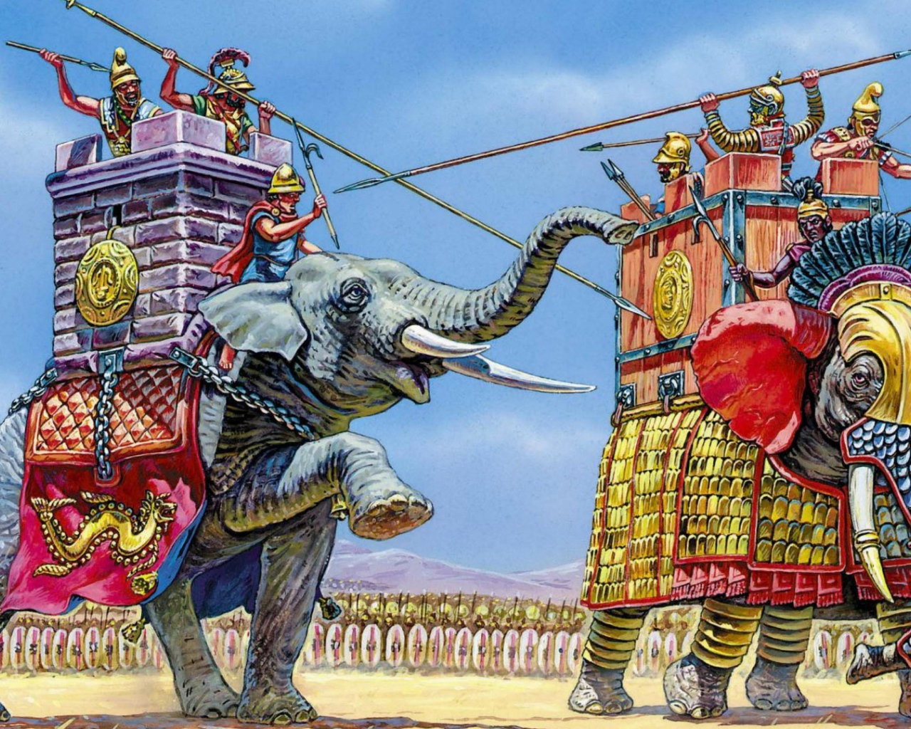 Боевые слоны. III-I вв. до н.э.