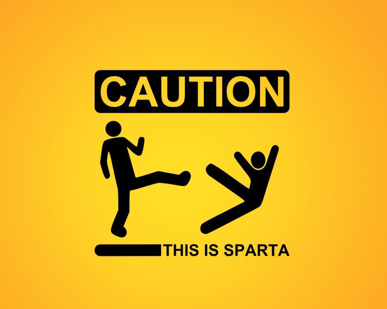Осторожно. Это Спарта.