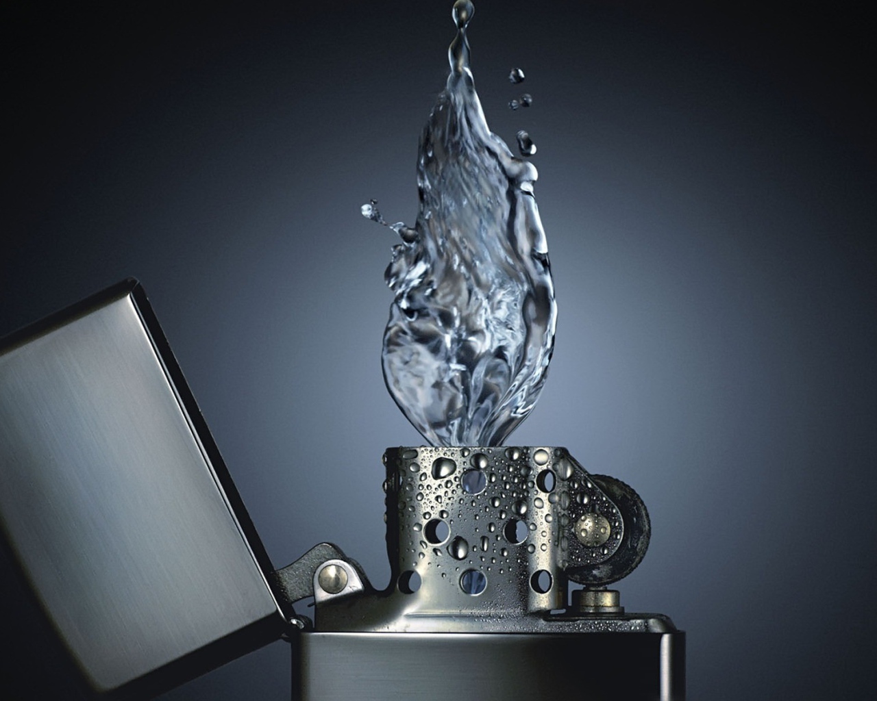 Вода в зажигалке