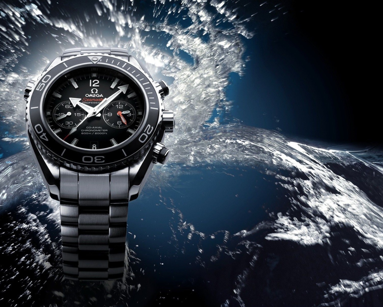 Водонепроницаемые дорогие часы Омега