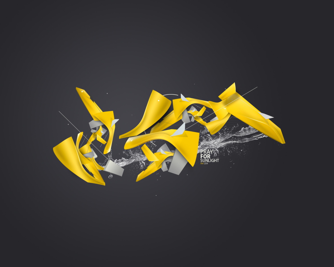 Желтые осколки