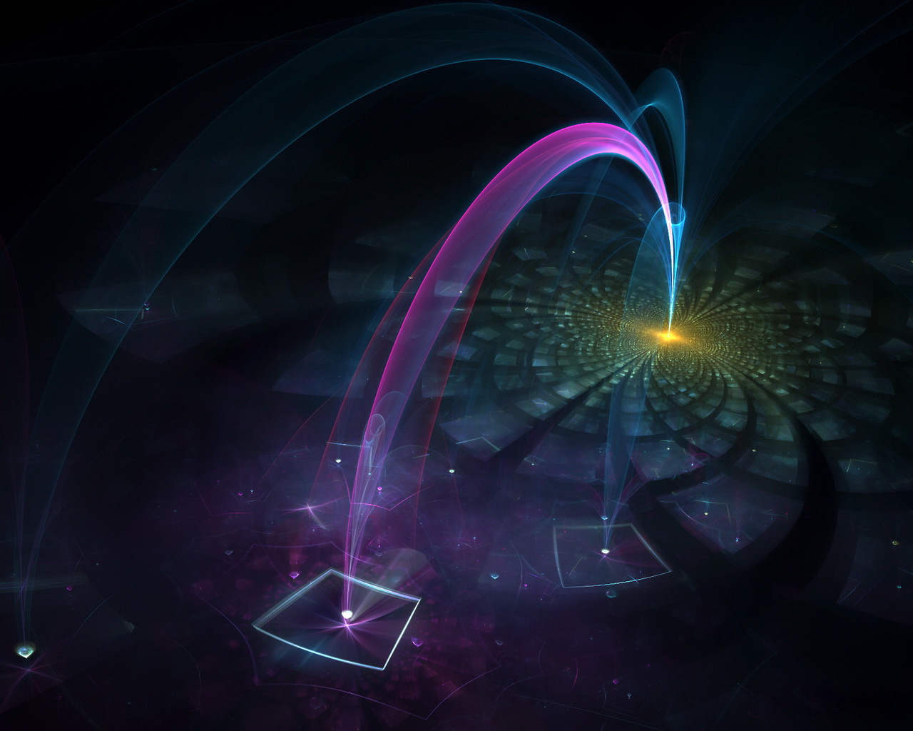 Дуги розового света