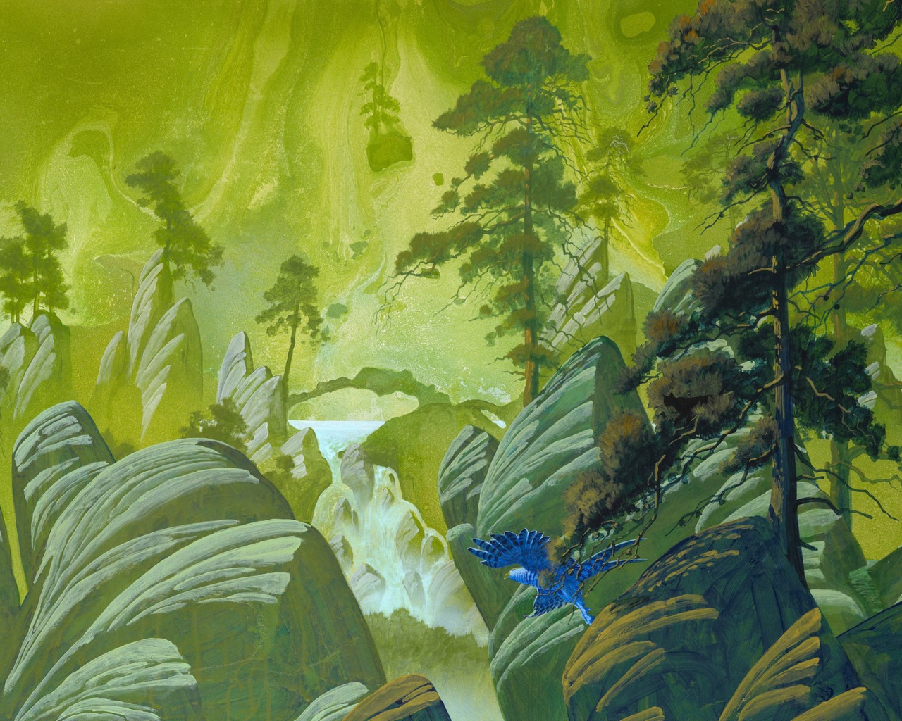 Картина с изображением природы тропиков