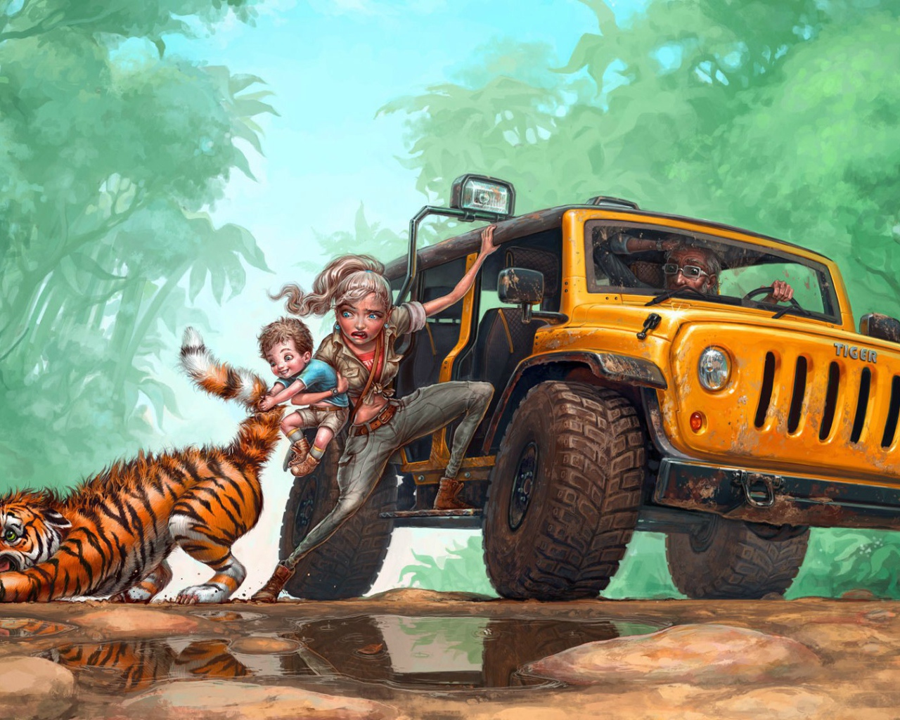 Случай на сафари