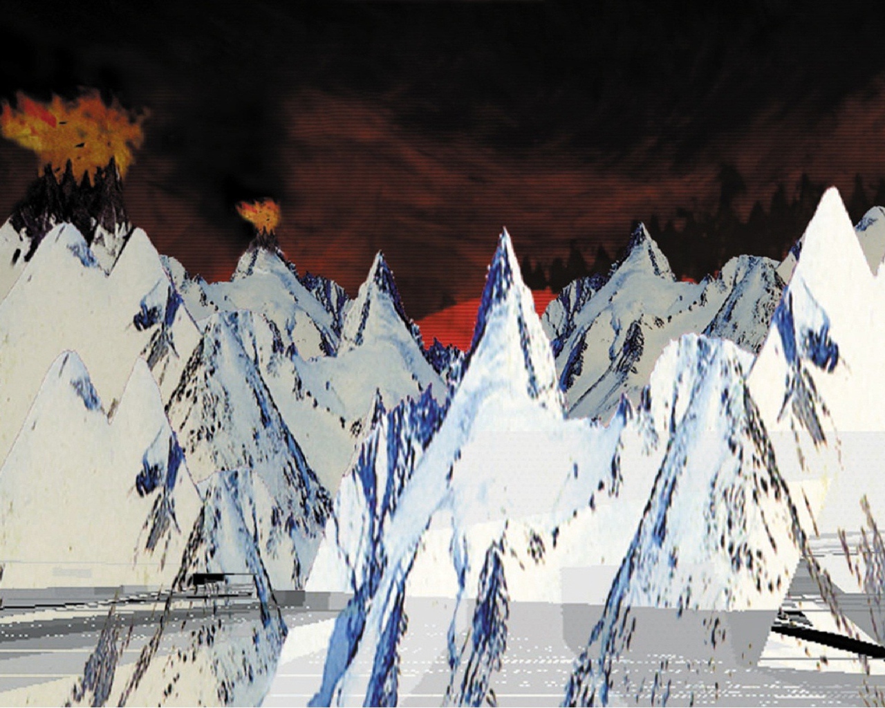 Костры на вершинах гор