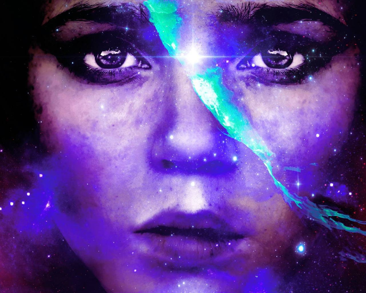 Грустная звездная девушка