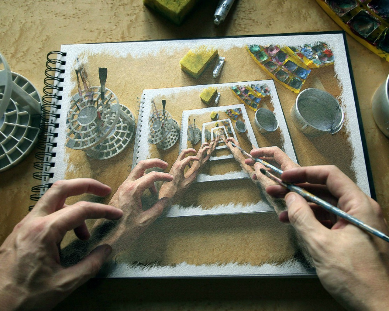 Руки художника