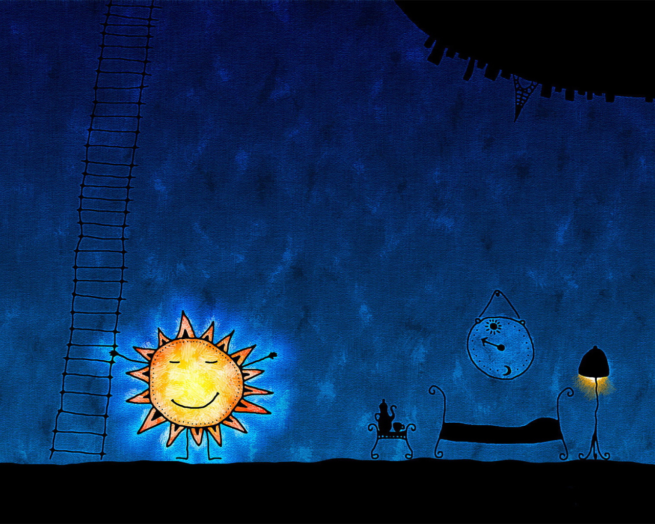 Солнце пошло спать