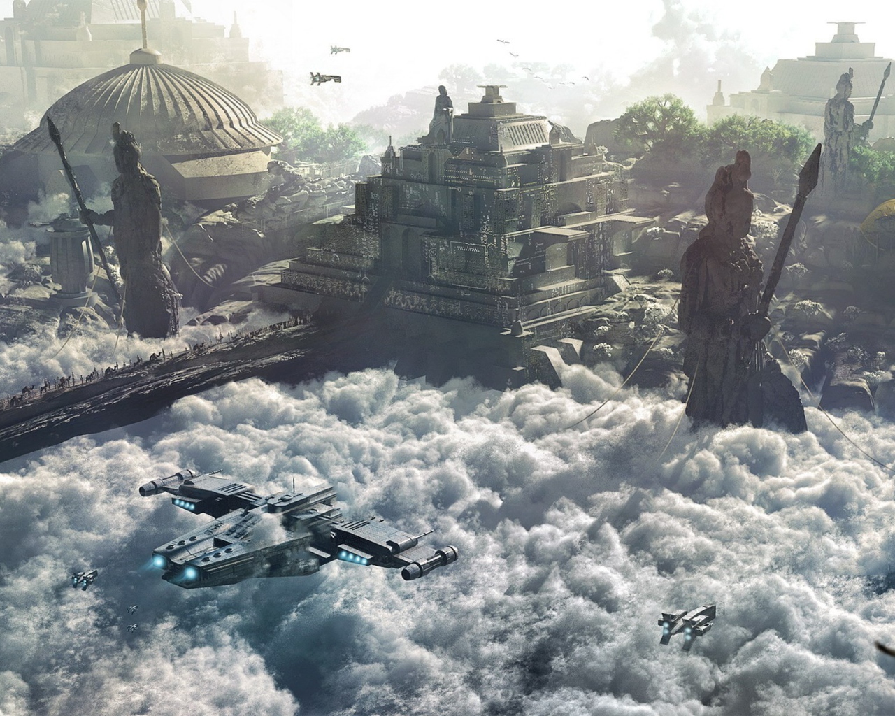 Древняя цивилизация в облаках