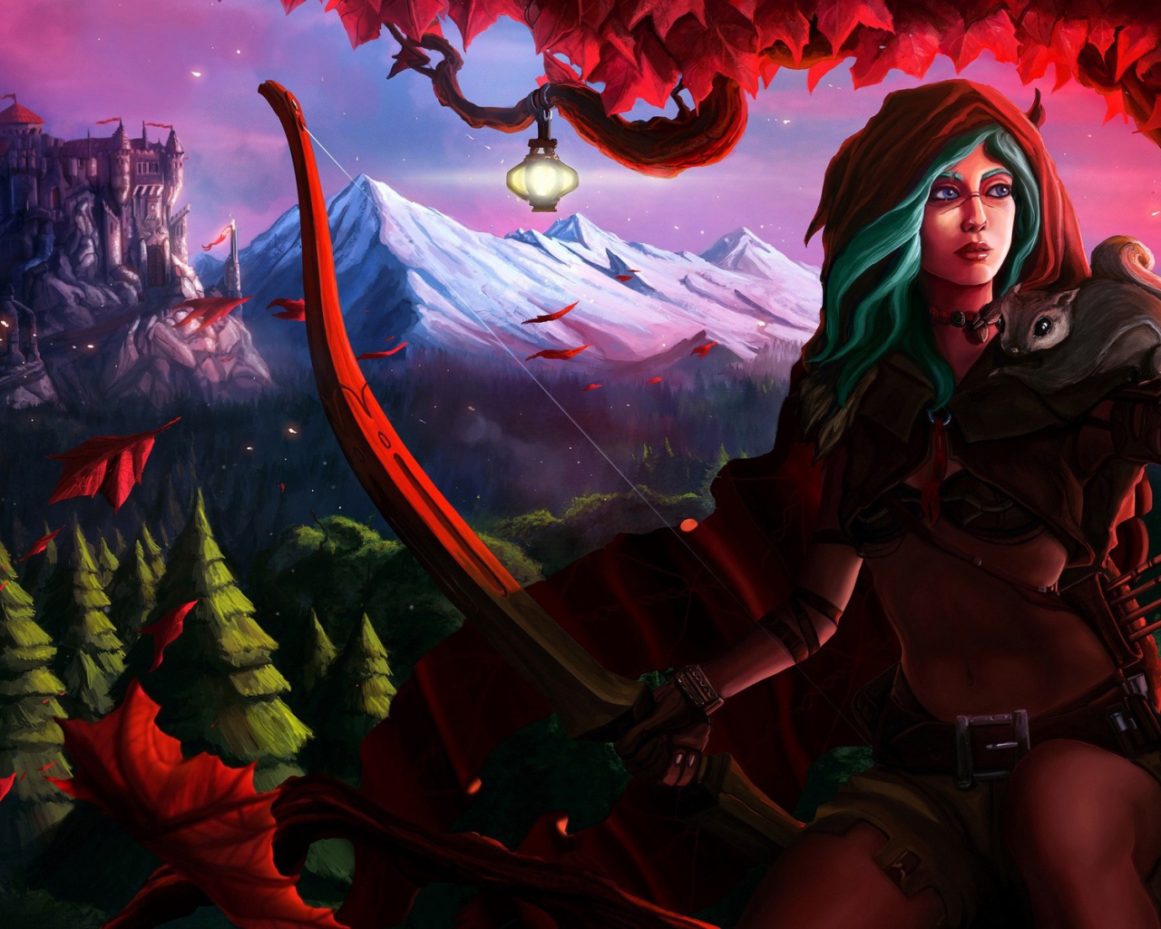 Лучница в сказочной стране