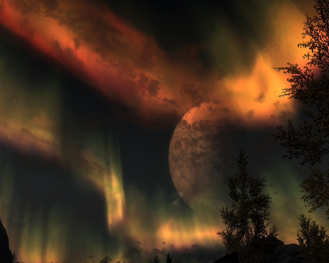 Полярное сияние в чужом небе