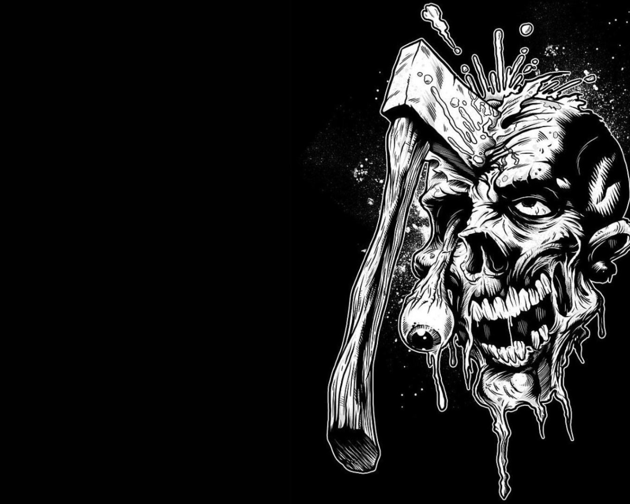 Топор раскроил череп