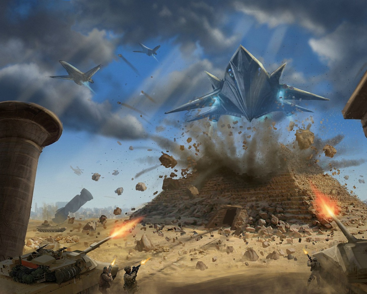 Битва за пирамиды