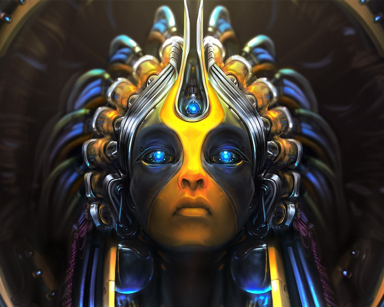 Голубые глаза богини