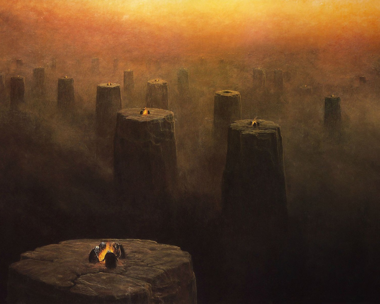 Костры в мире духов