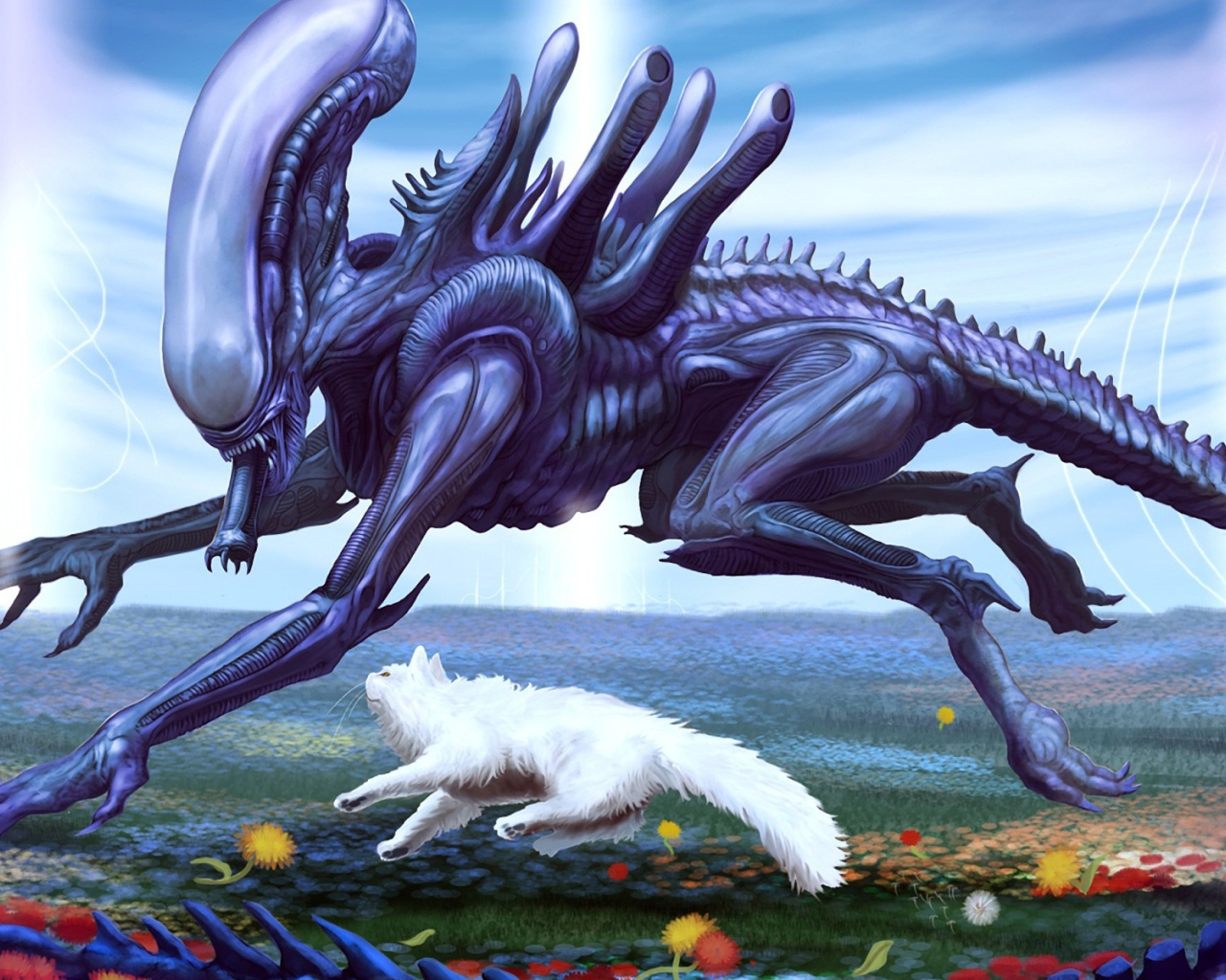 Кот и пришелец