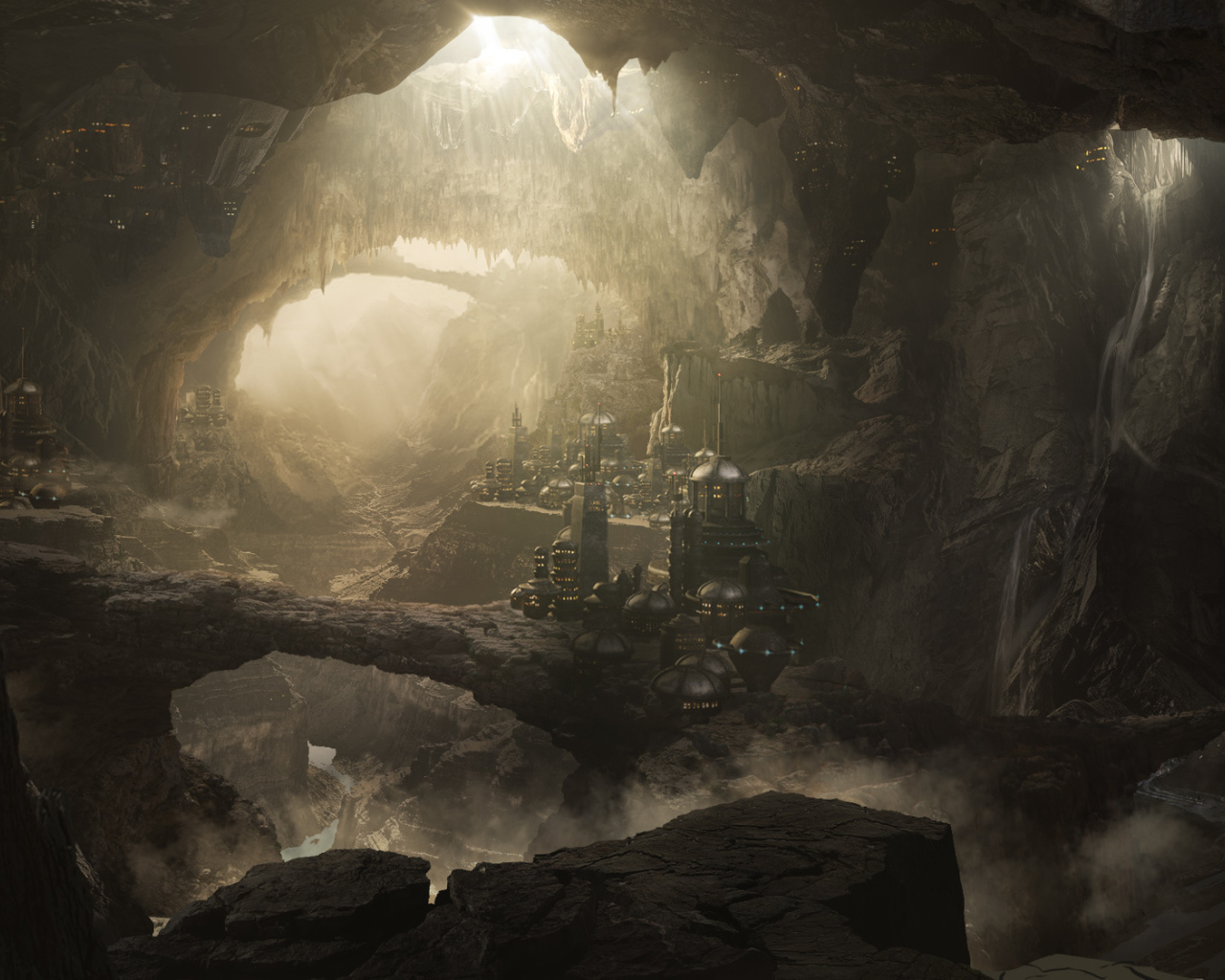 Город в пещере, фэнтези