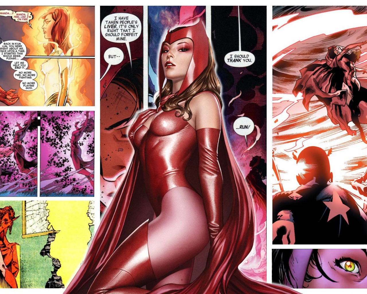 Героиня комиксов Алая ведьма