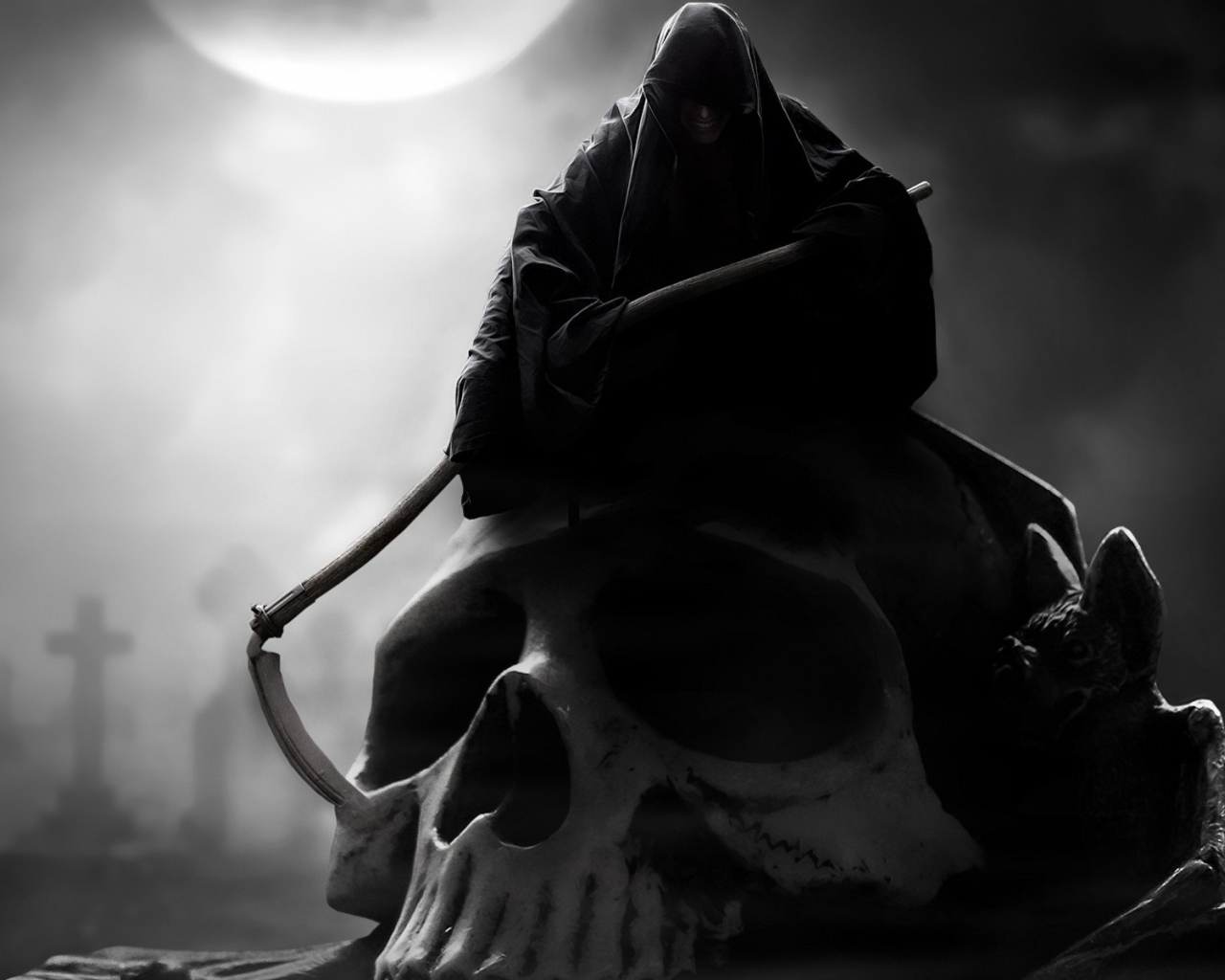 Смерть на большом черепе