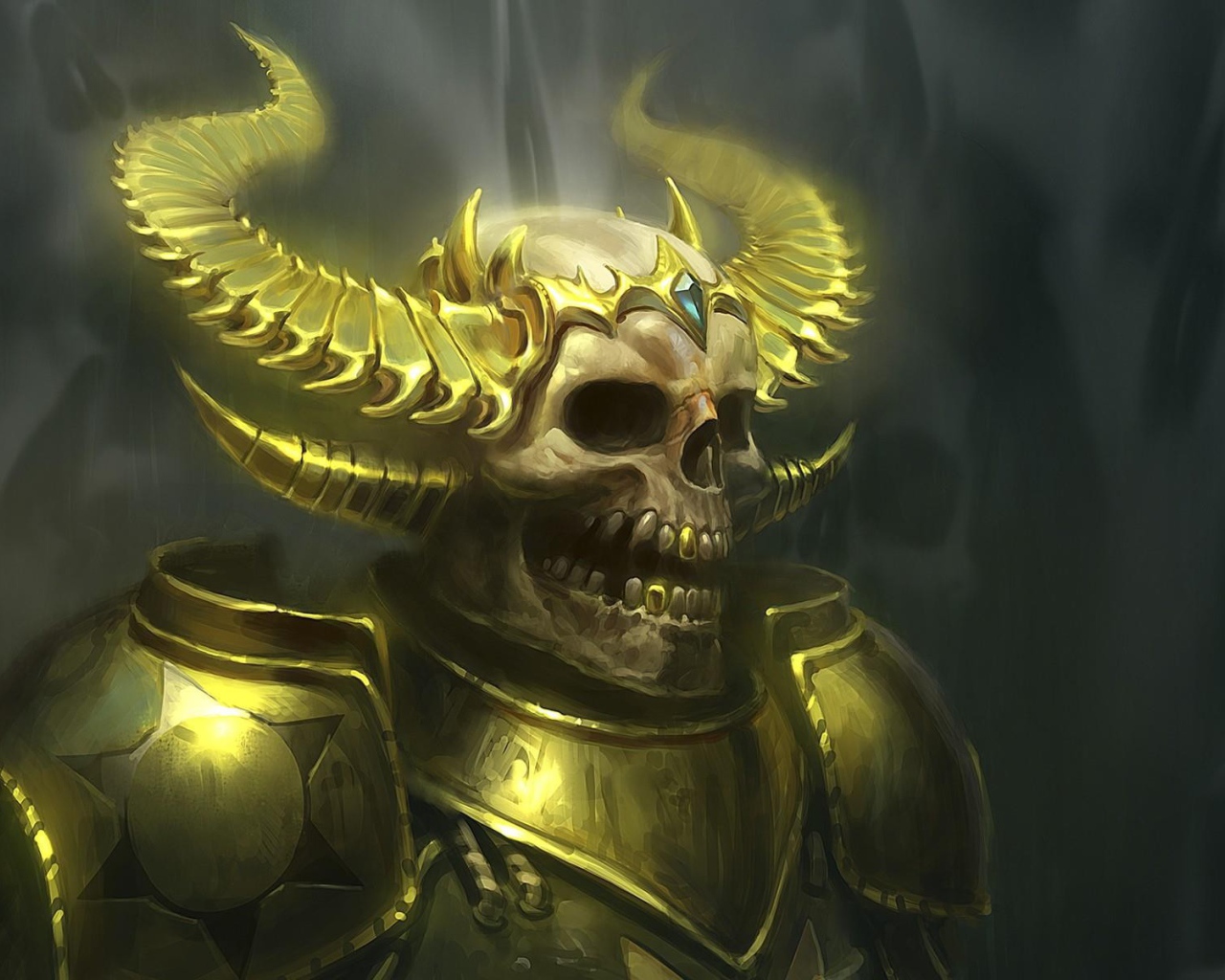 Демон с золотыми рогами