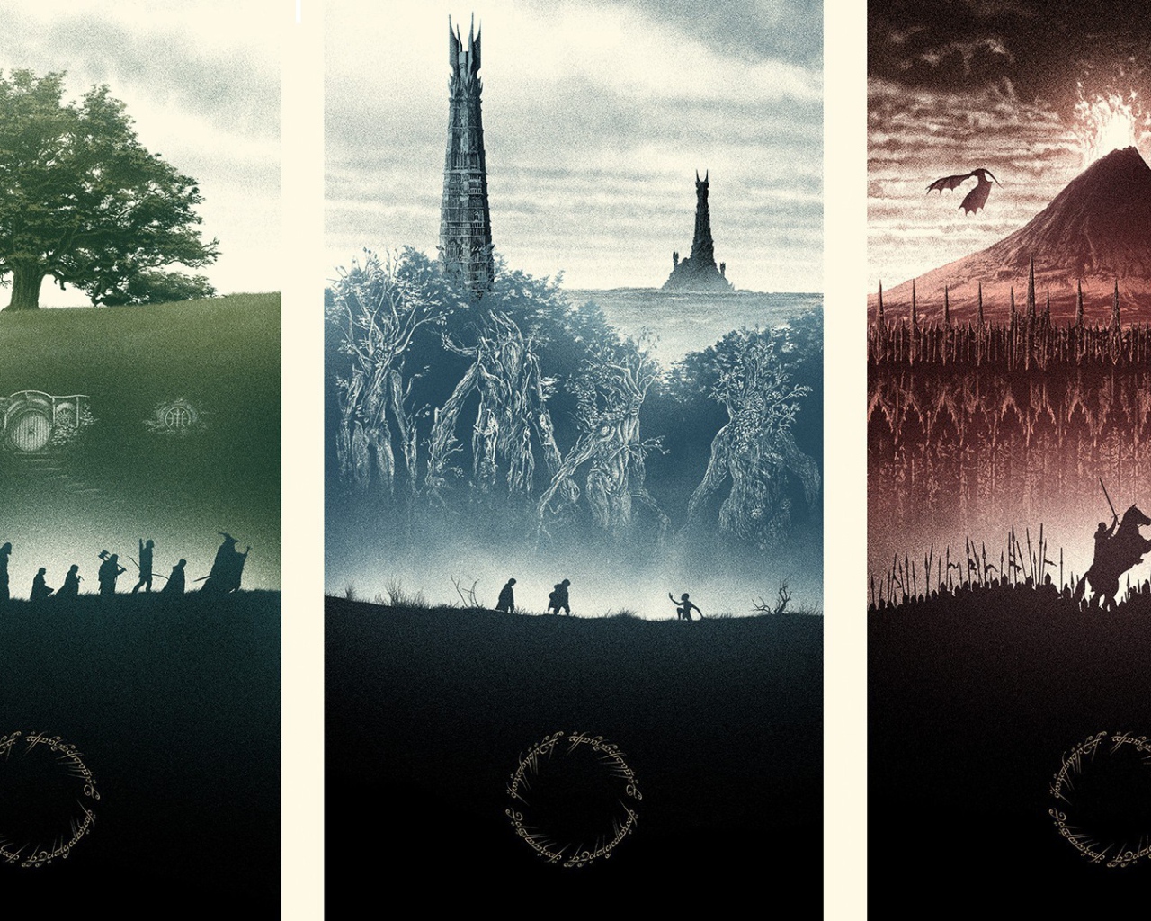 Разные страны в истории Властелина колец