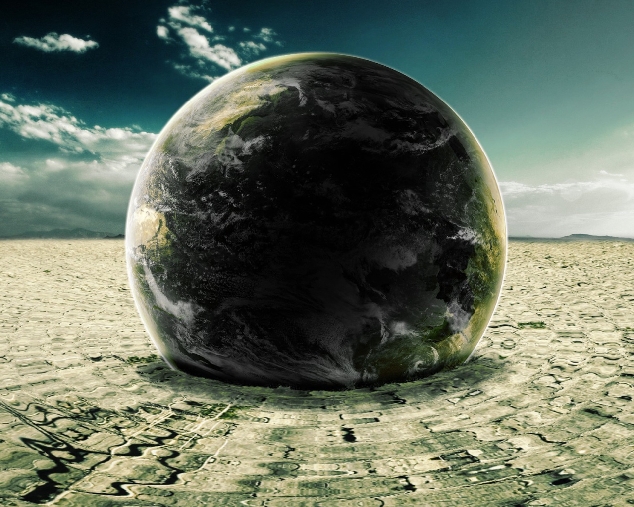 Земля в пустыне