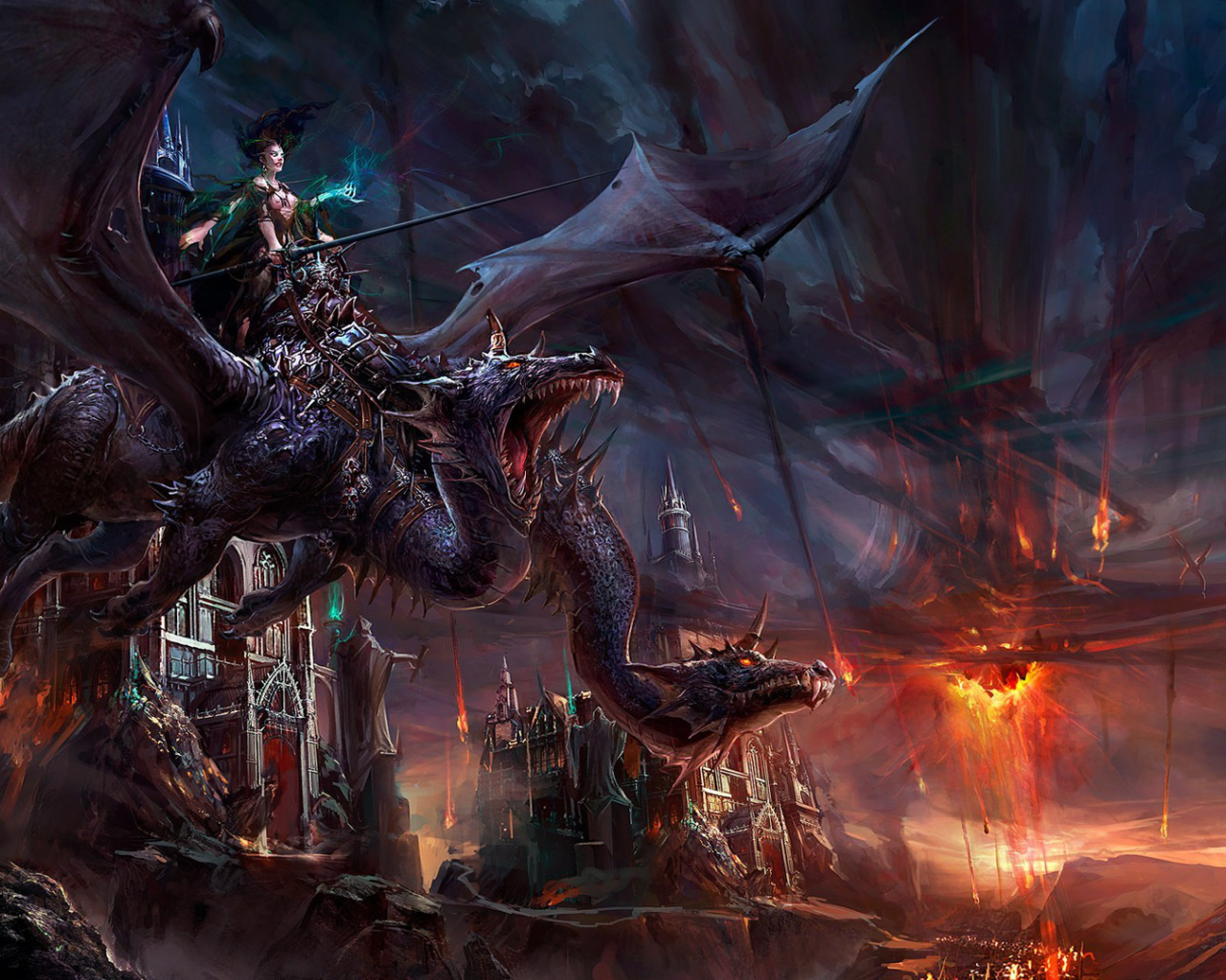 Чародейка оседлала дракона, фэнтези