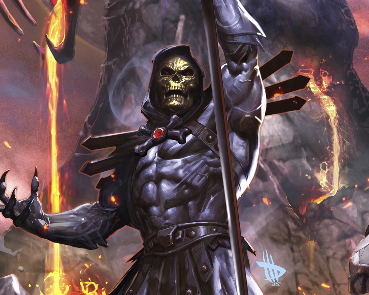 Злобный персонаж Скелетор